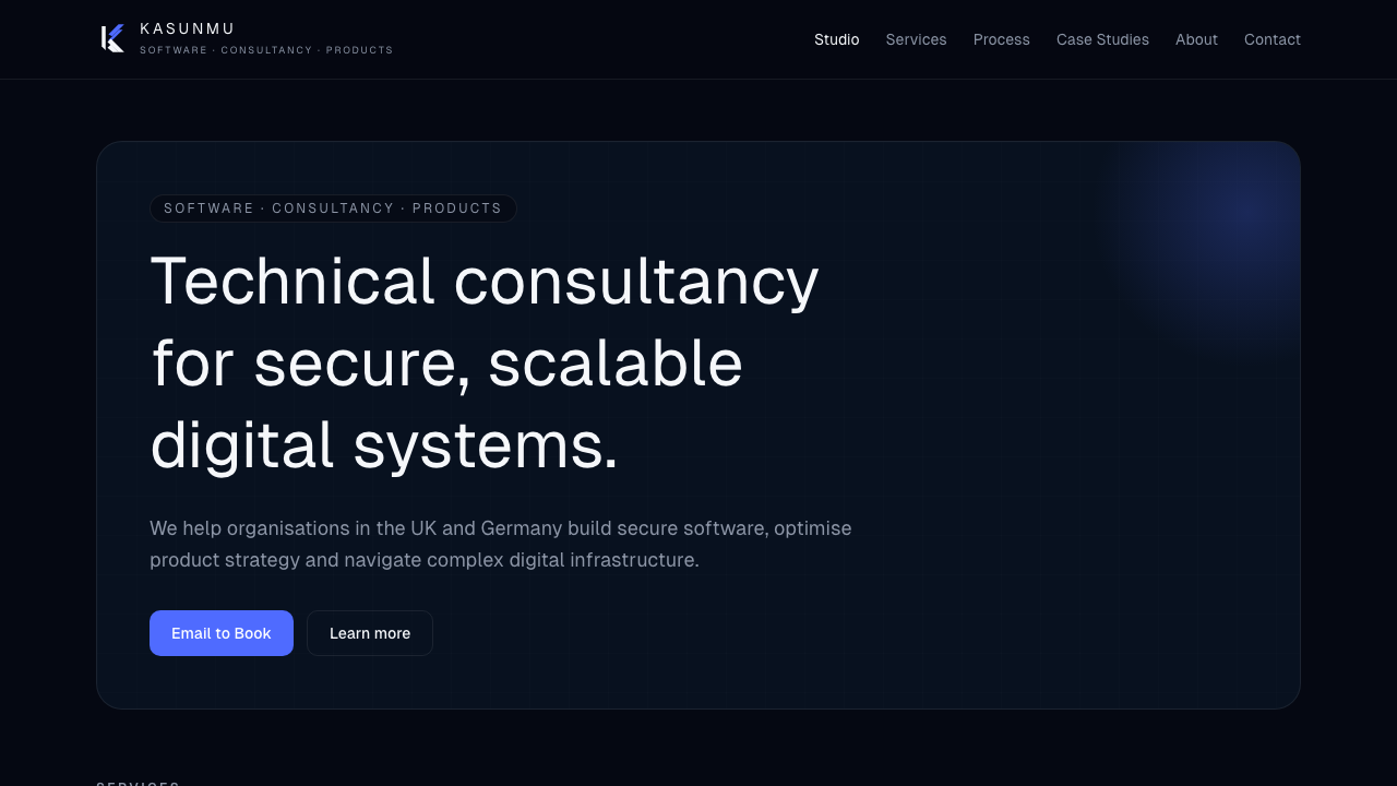 Consultancy Site website preview